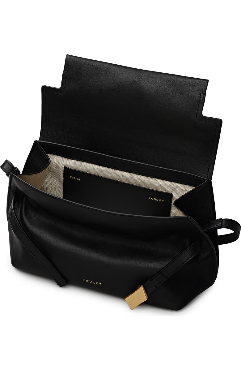 Radley The Christina Small Flapover Crossbody Bag, Alternate, color, Black