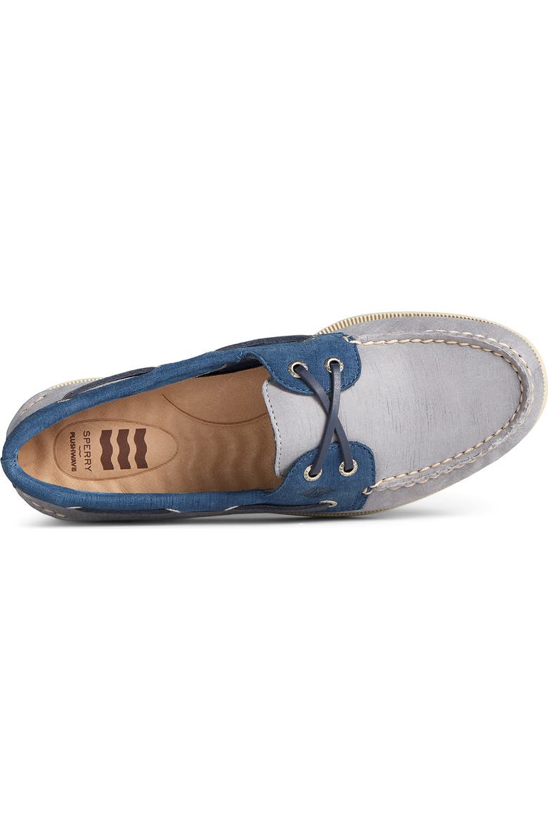 Sperry TOP-SIDER 2-Eye Plushwave Checkmate Mocassin, Alternate, color,