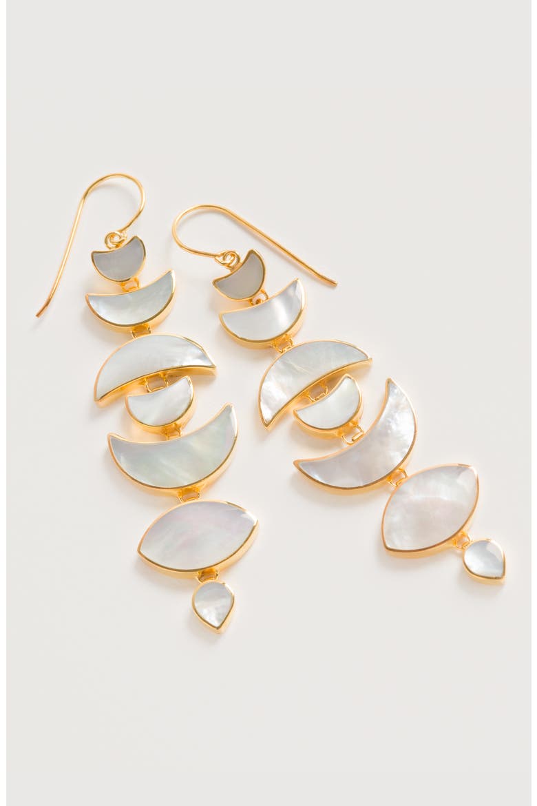 Warrioress Moon Drops, Alternate, color, Gold