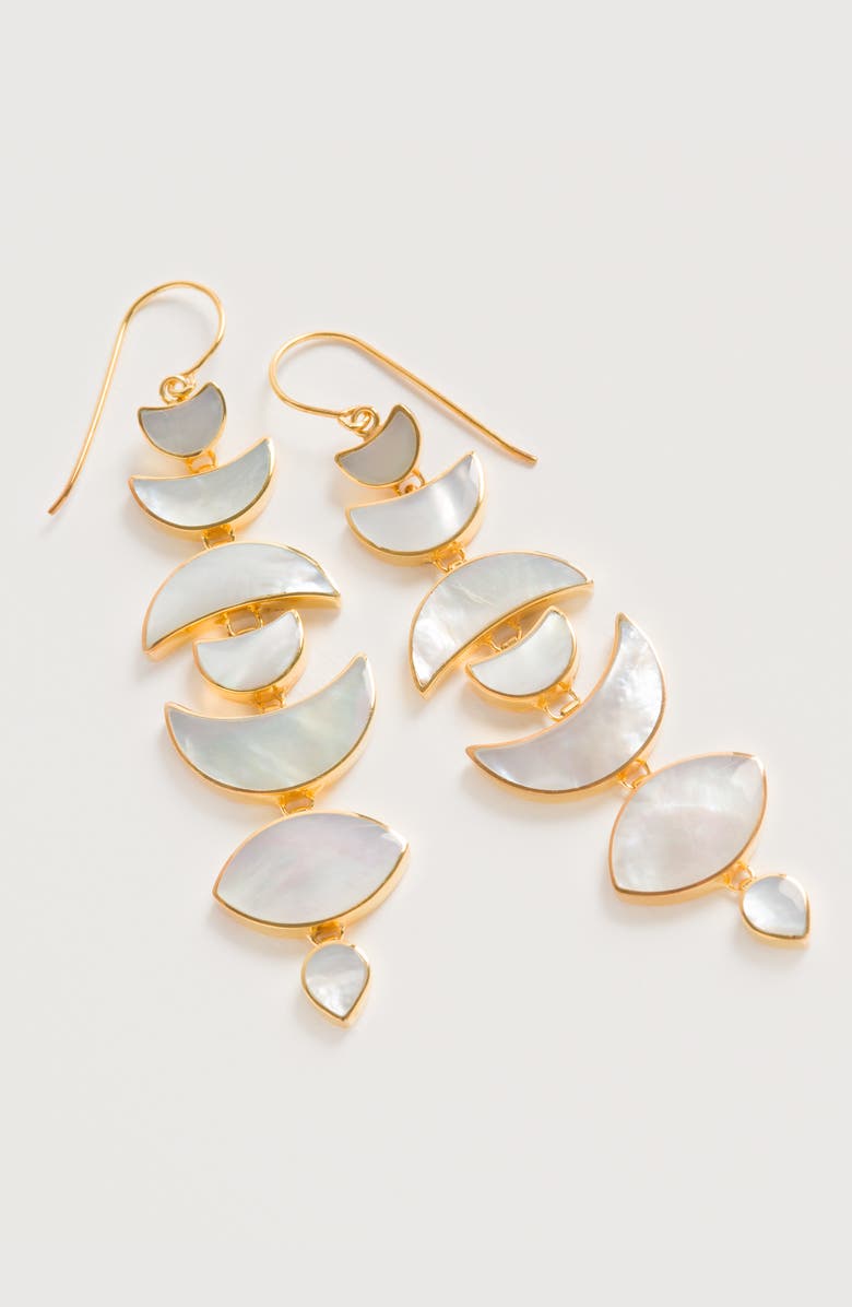 Freya Rose Warrioress Moon Drops, Alternate, color, Gold