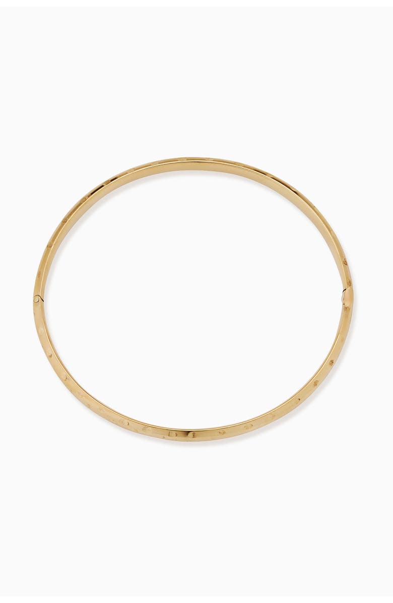 Oradina 10K Yellow Gold Bubble Bangle, Alternate, color, 