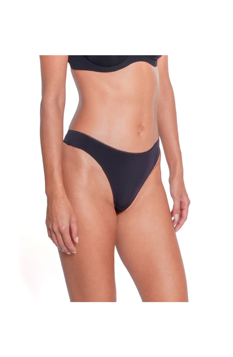 Huit Coton Bio Bikini, Alternate, color, Black