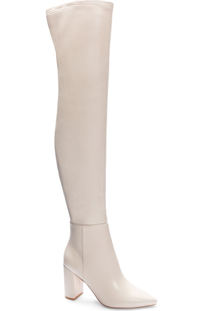 Chinese Laundry Fun Times Over the Knee Boot, Main, color, Cream