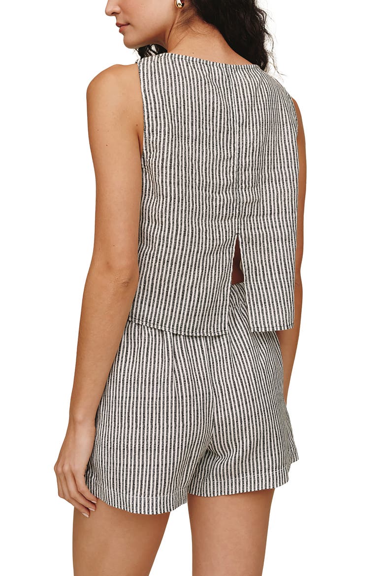 Stripe Sleeveless Crop Tank, Alternate, color, HATCH STRIPE