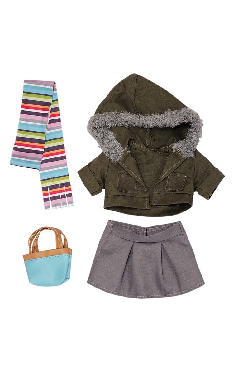 Style Girls 18" Doll Outfit Jacket W/ Scarf, Alternate, color, Multicolored