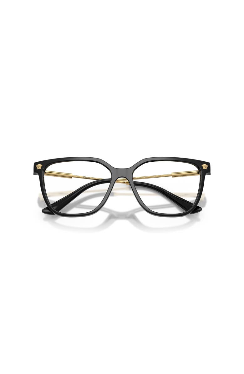 Versace 55mm Square optical glasses, Alternate, color, Black