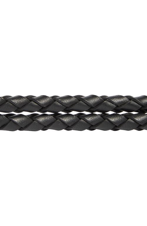 Nordstrom Syd Woven Leather Tie Belt