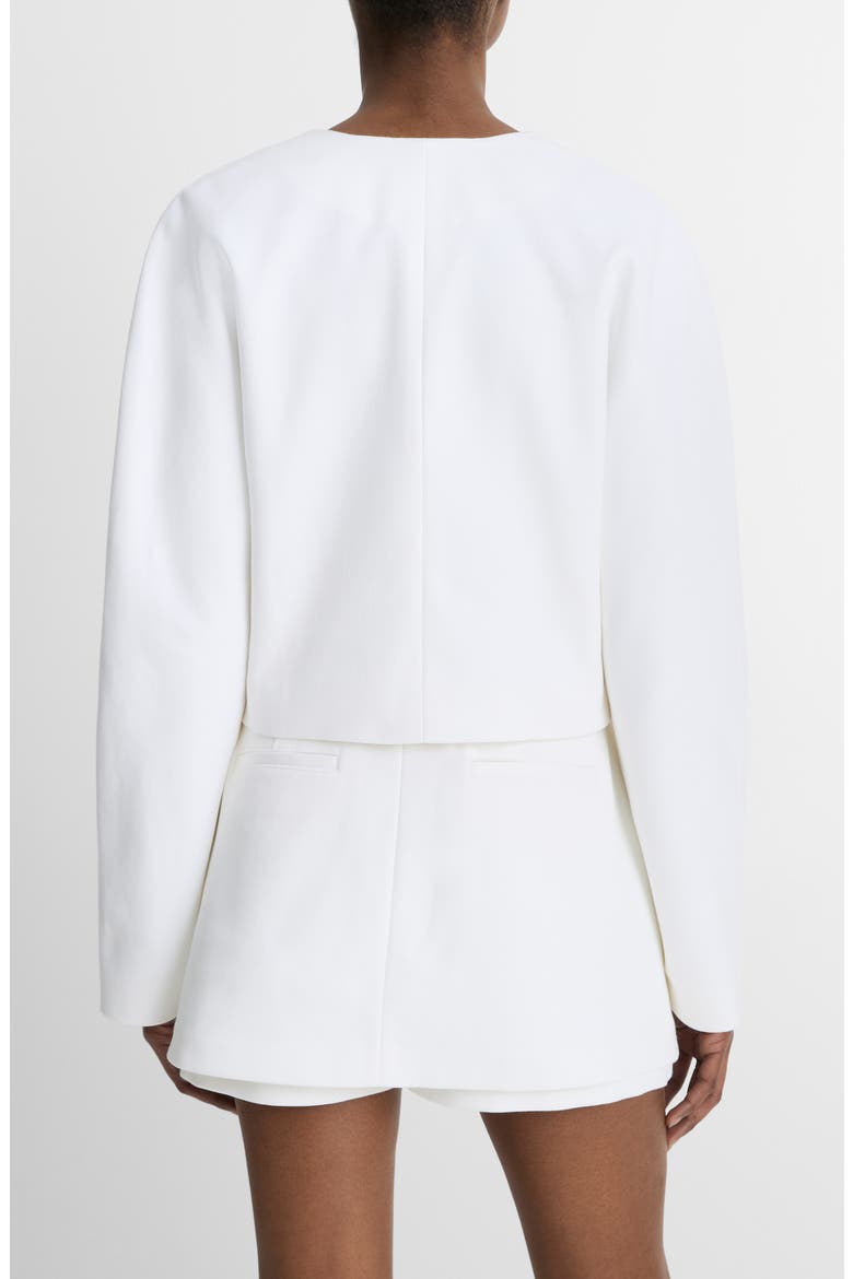 Stretch Cotton Jacket, Alternate, color, OPTIC WHITE
