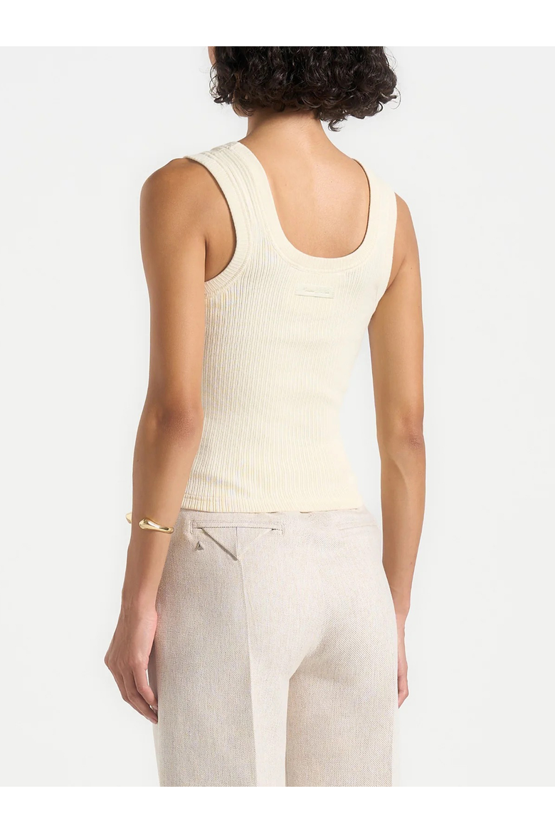 Scoop Neck Rib Tank, Alternate, color, cream