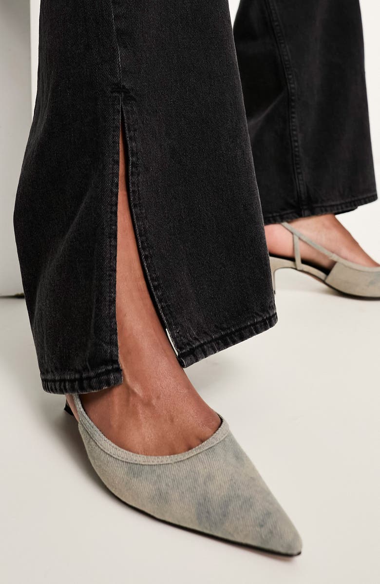 ASOS DESIGN Split Hem Dad Jeans, Alternate, color,