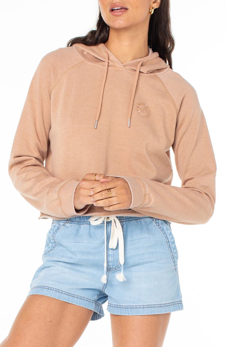 Roxy We Arrived Hoodie, Main, color, Praline