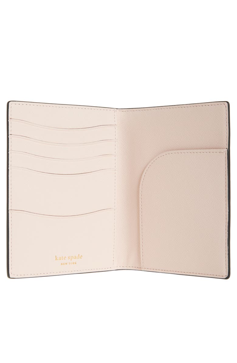Kate Spade New York morgan leather passport holder, Alternate, color, 
