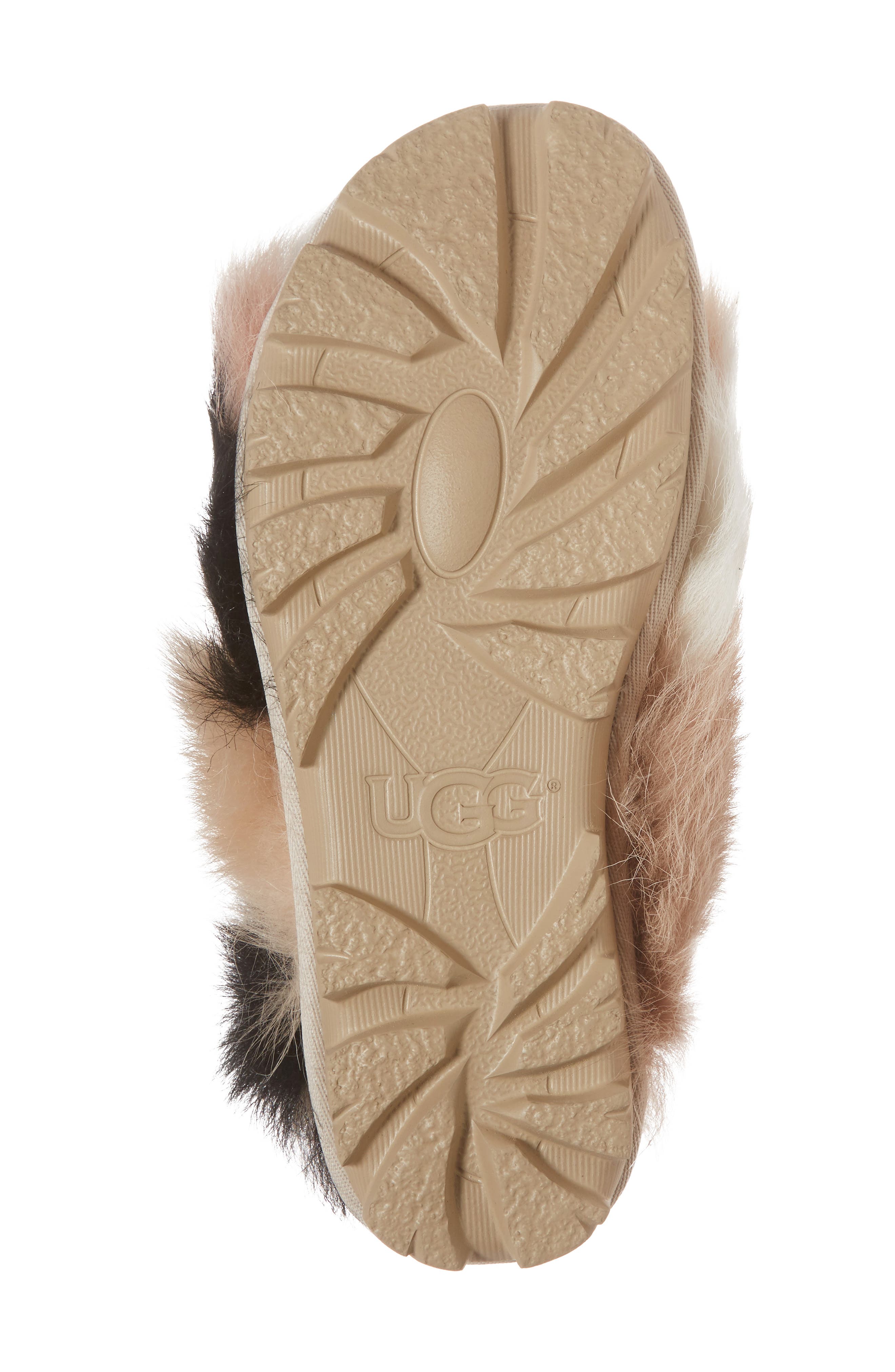 UGG<sup>®</sup> Shag It Crazy Genuine Toscana Shearling Slide Sandal, Alternate, color, 