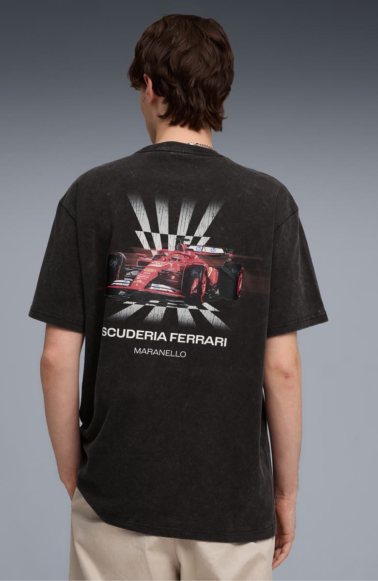 PUMA Ferrari Car Graphic T-Shirt, Alternate, color, Puma Black