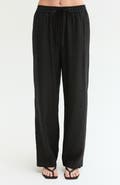 CRESCENT Easy Wear Linen Blend Pants