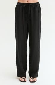 CRESCENT Easy Wear Linen Blend Pants
