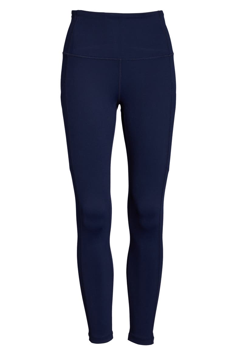 Live In High Waist Pocket 7/8 Leggings, Alternate, color, NAVY MARITIME