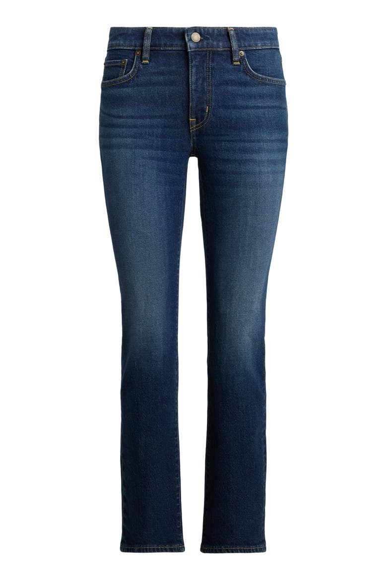 Mid Rise Ankle Straight Leg Jeans, Alternate, color, MARINA WASH BLUE