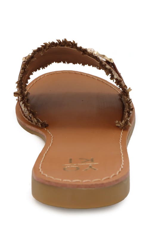 Yoki Karmen Bit Slide Sandal In Brown
