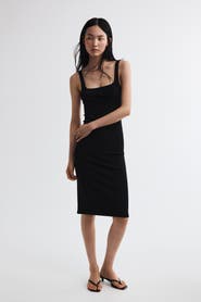 H&M Viscose Bodycon Dress