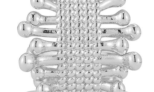 Chloe & Madison Chloe And Madison Bold Hoop Earrings In Silver
