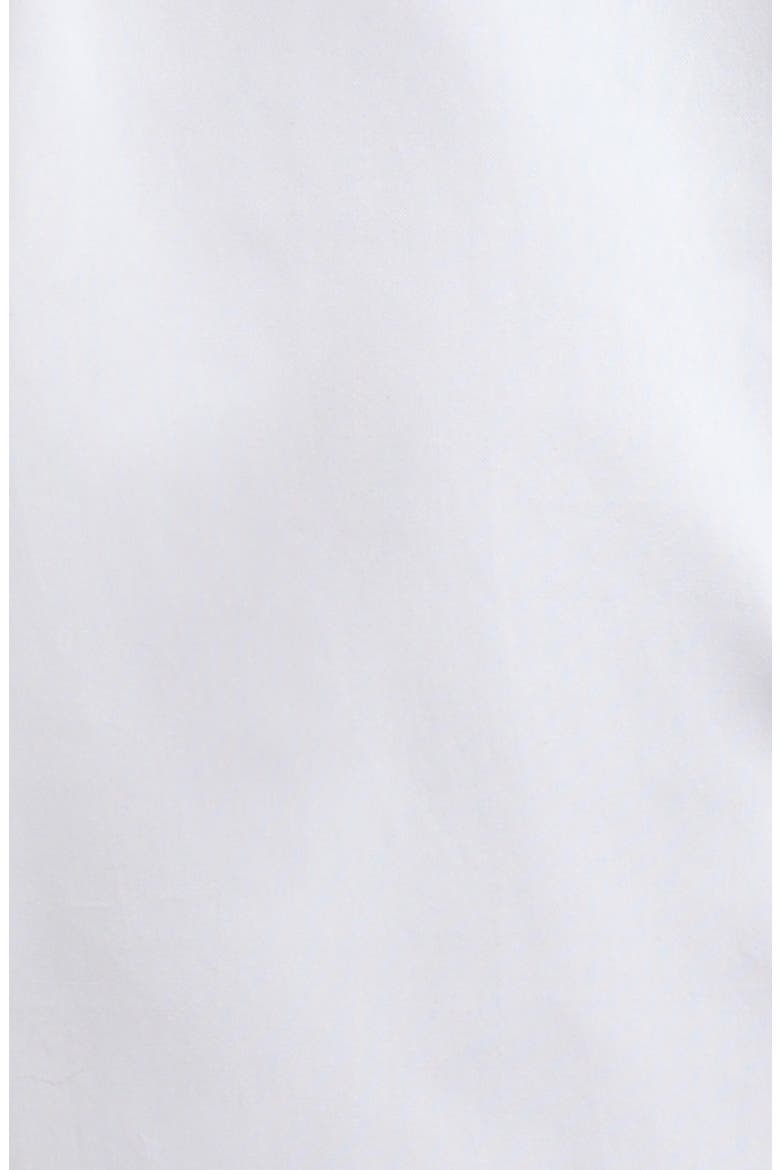 Kids' Solid Short Sleeve Cotton Button-Up Shirt, Alternate, color, WHITE