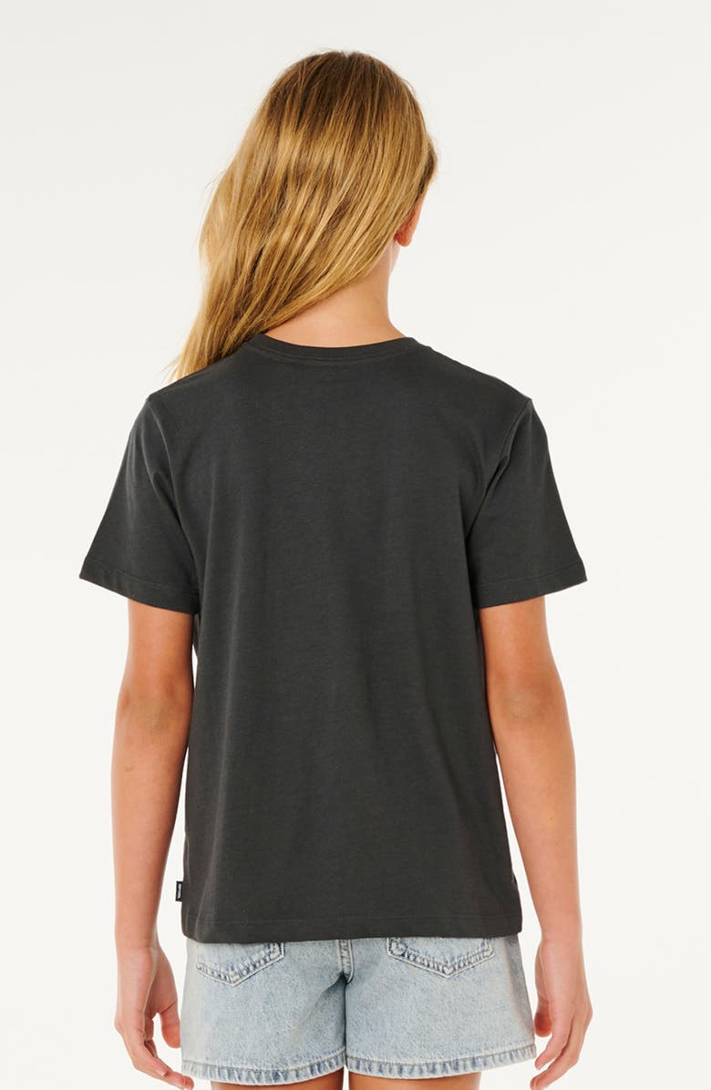 Rip Curl Kids' Sunshine Squad Cotton Graphic T-Shirt, Alternate, color, Washed Black