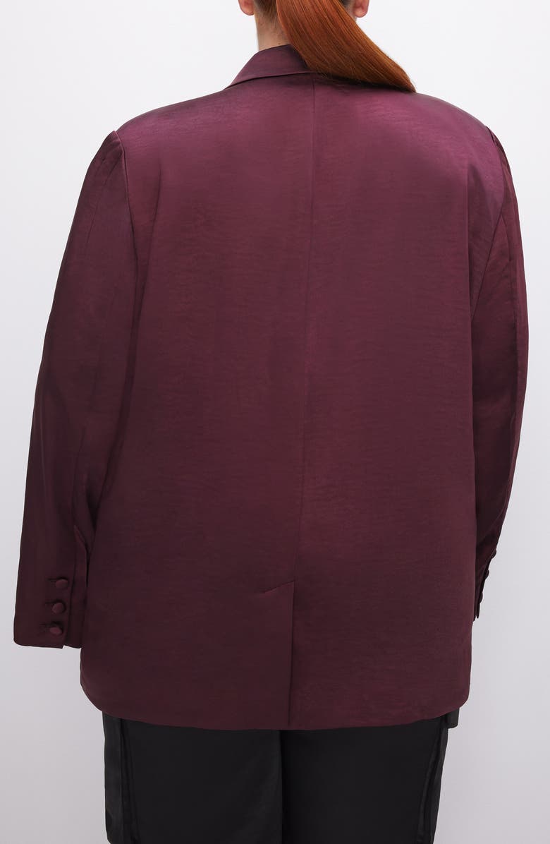 Good American Satin Blazer, Alternate, color,