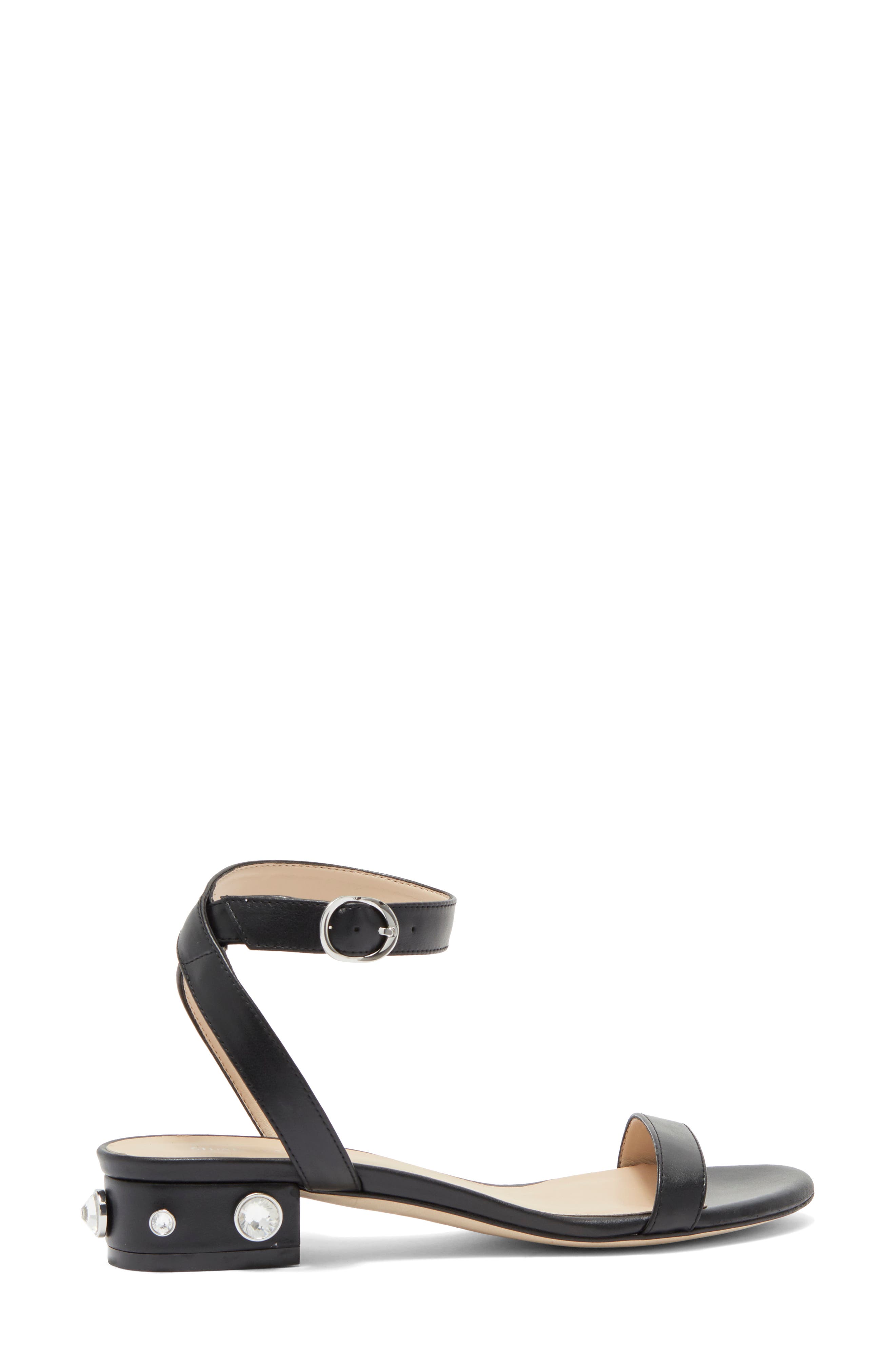 Stuart Weitzman Ashland Embellished Ankle Strap Sandal, Alternate, color, 
