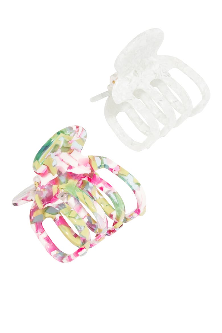 Go-Go Assorted 2-Pack Jaw Clips, Main, color, ICE CHIP/ CANDY DISH