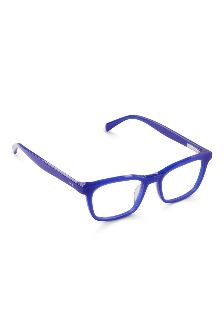 Brain Break 46mm Square Reading Glasses, Alternate, color, COBALT BLUE
