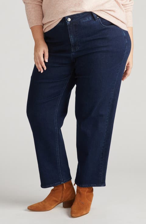 Seine Straight Leg Jeans (Plus)