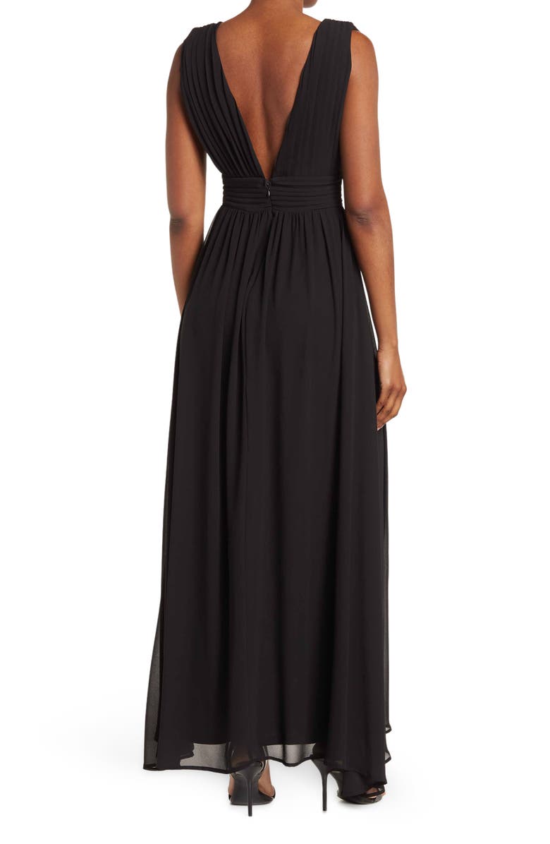 Athen Plunging V-Neck Maxi Dress
