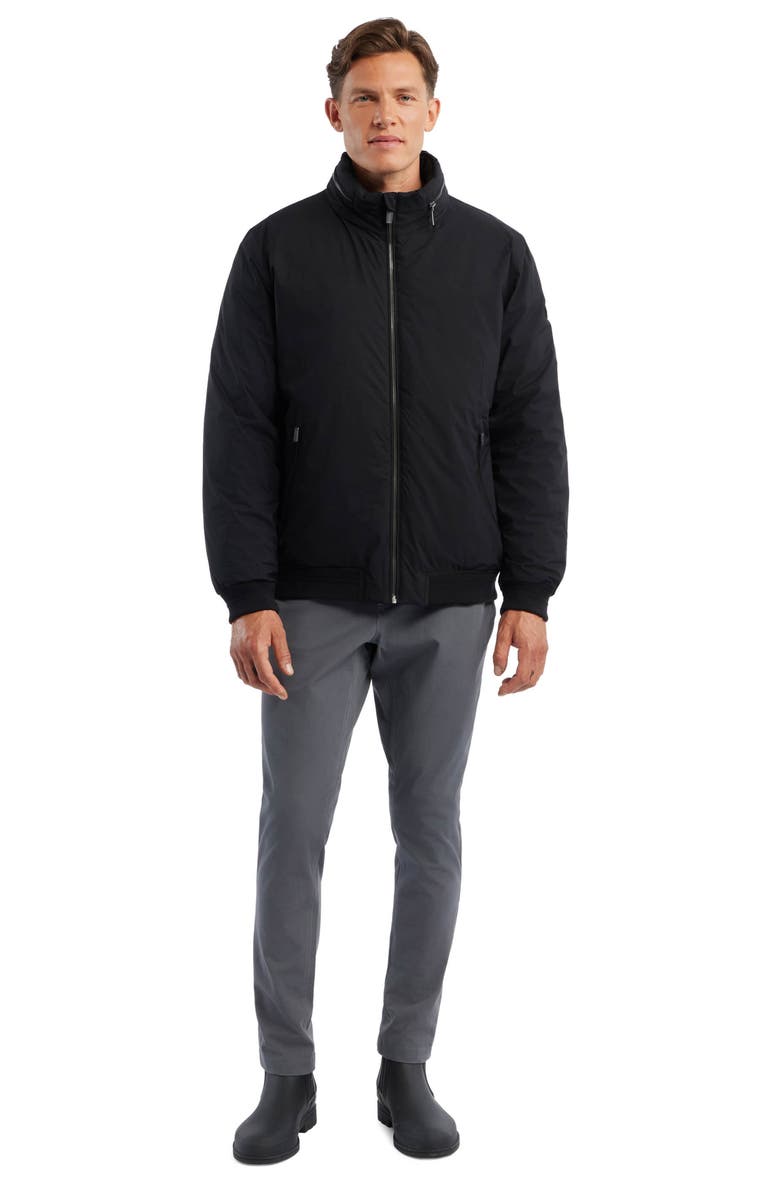 Hunter Albion Water Resistant Bomber Jacket, Alternate, color, Black