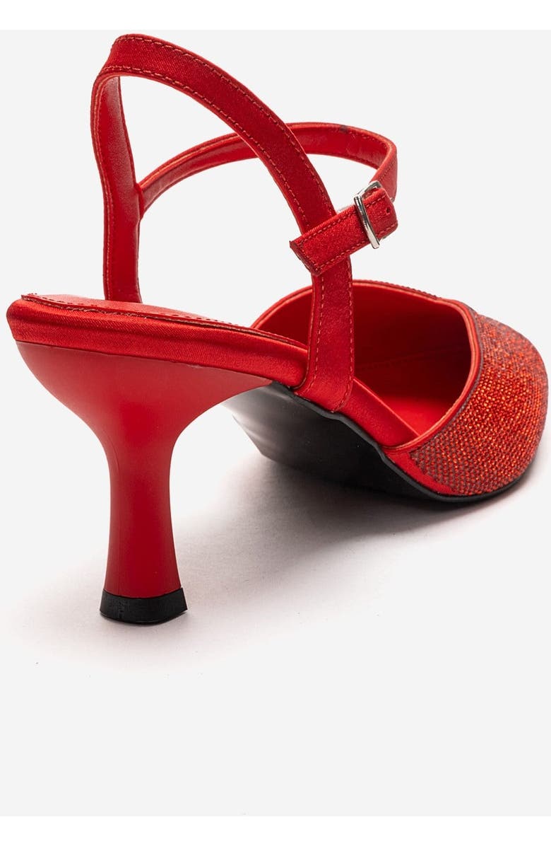 Prologue Shoes Nivora Stiletto Pump, Alternate, color, Red