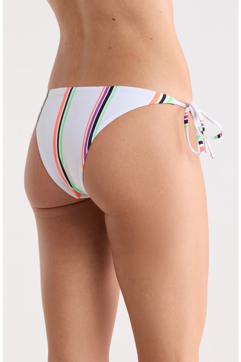 Sunning Side Tie Bikini Briefs, Alternate, color, WHITE