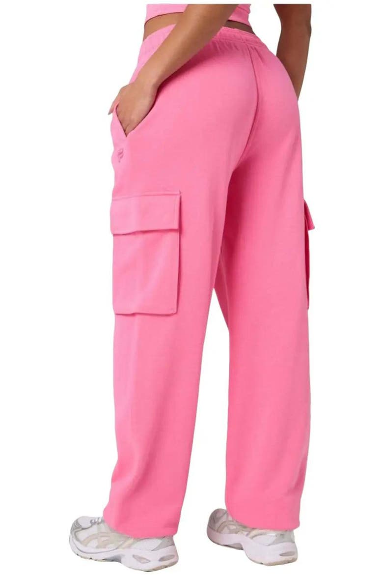 Year Round Terry Cargo Jogger, Alternate, color, Strawberry Milkshake