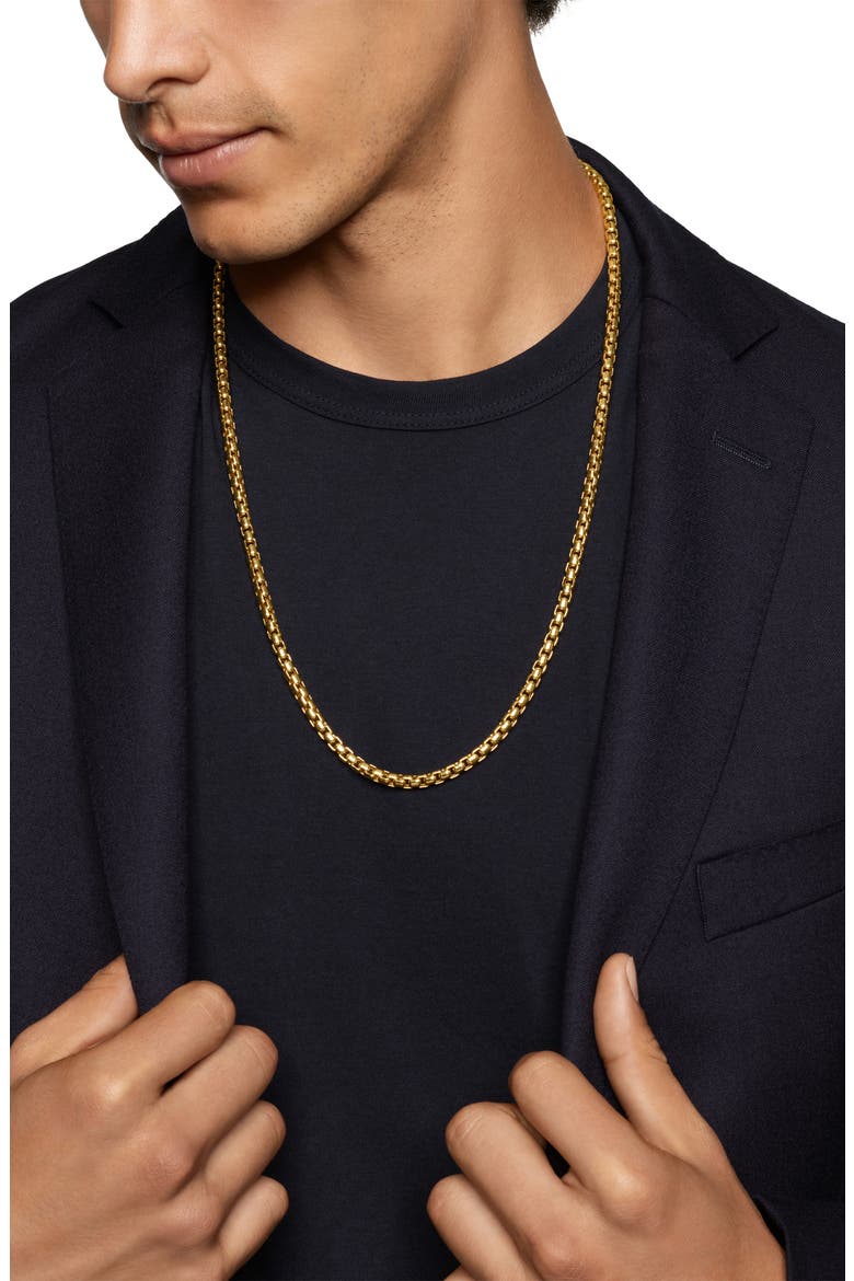 Men's Box Chain Necklace in 18K Gold, 5mm, Alternate, color, 18K YELLOW GOLD