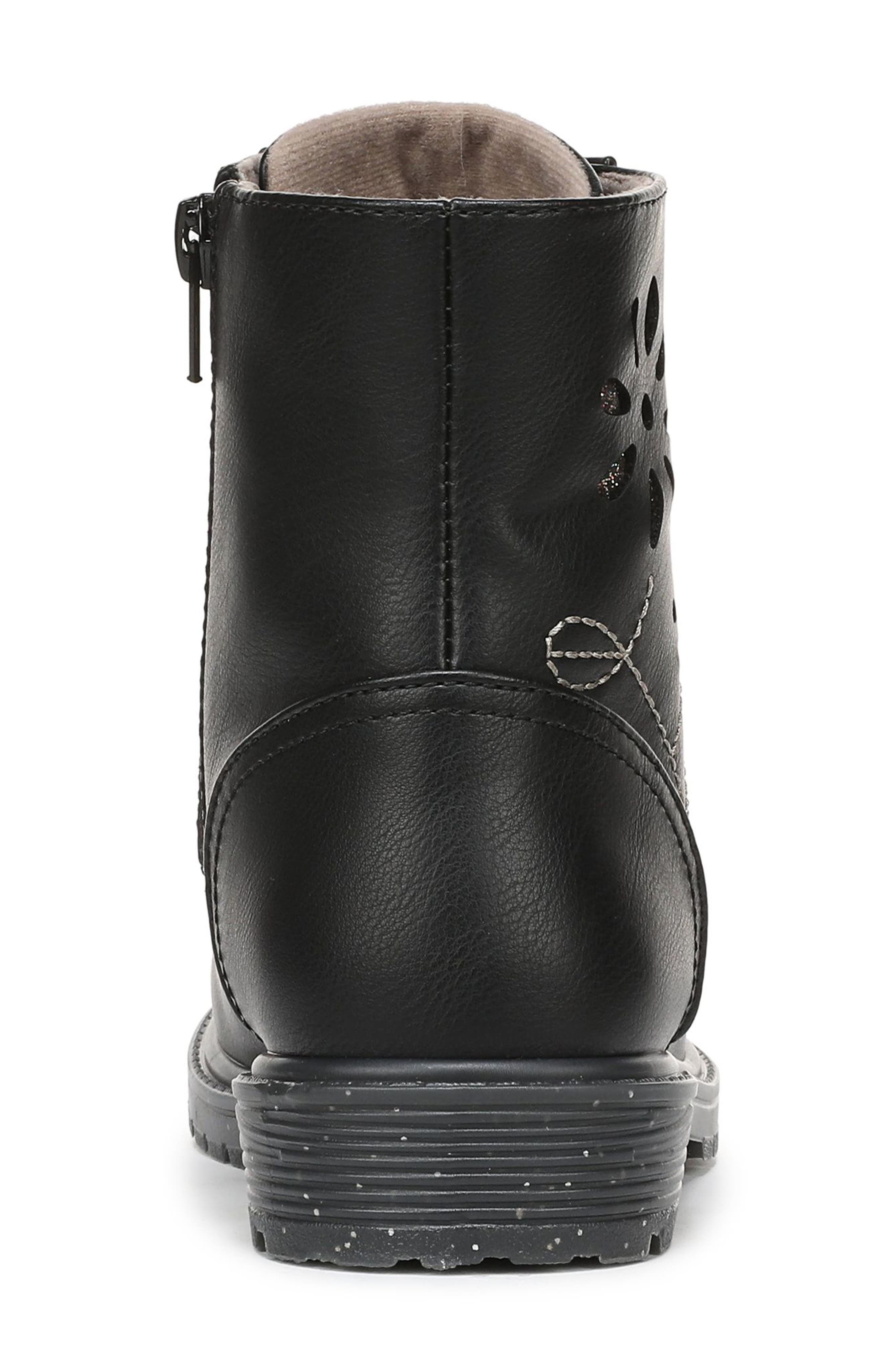 Kids' Rena 2 Faux Leather Boot, Alternate, color, BLACK/ RAINBOW FAUX LEATHER