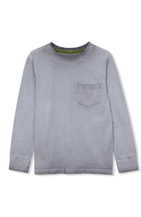 Boys Long Sleeve Washed Pocket Shirt