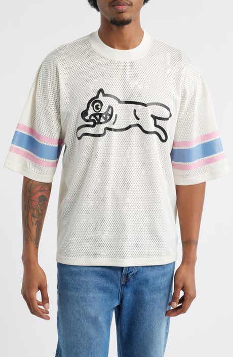 Hike Oversize Running Dog Mesh Graphic T-Shirt