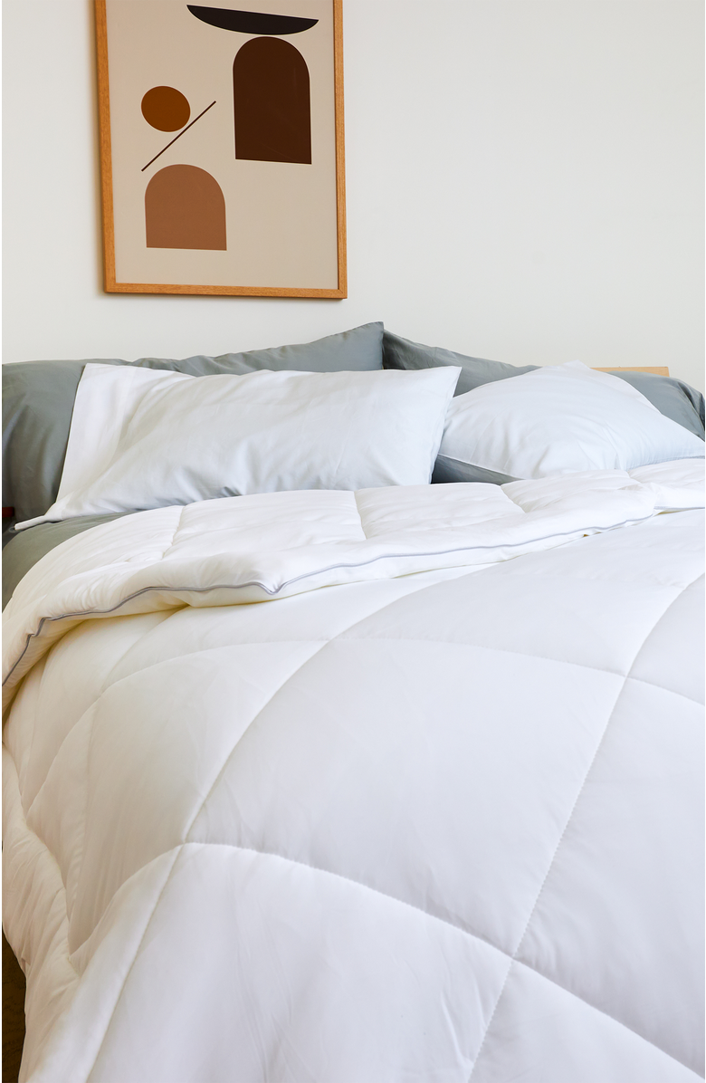 Slumber Cloud All-Season UltraCool Comforter, Alternate, color, White