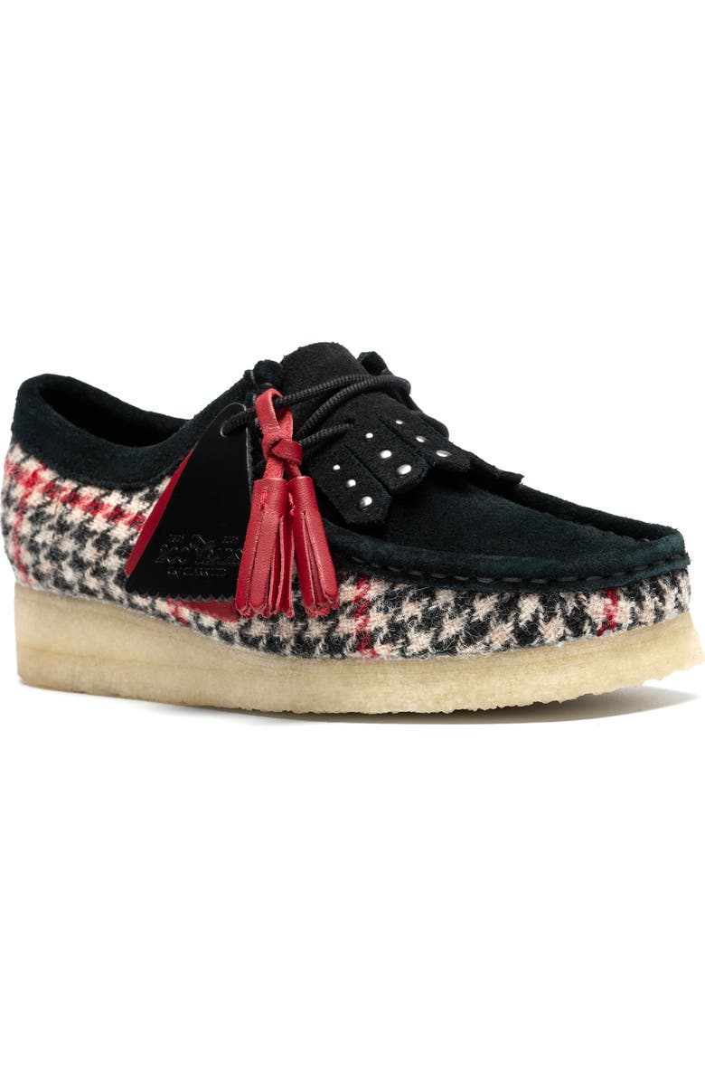 Clarks<sup>®</sup> Originals Wallabee Chukka Boot, Main, color, Black Tweed Combo