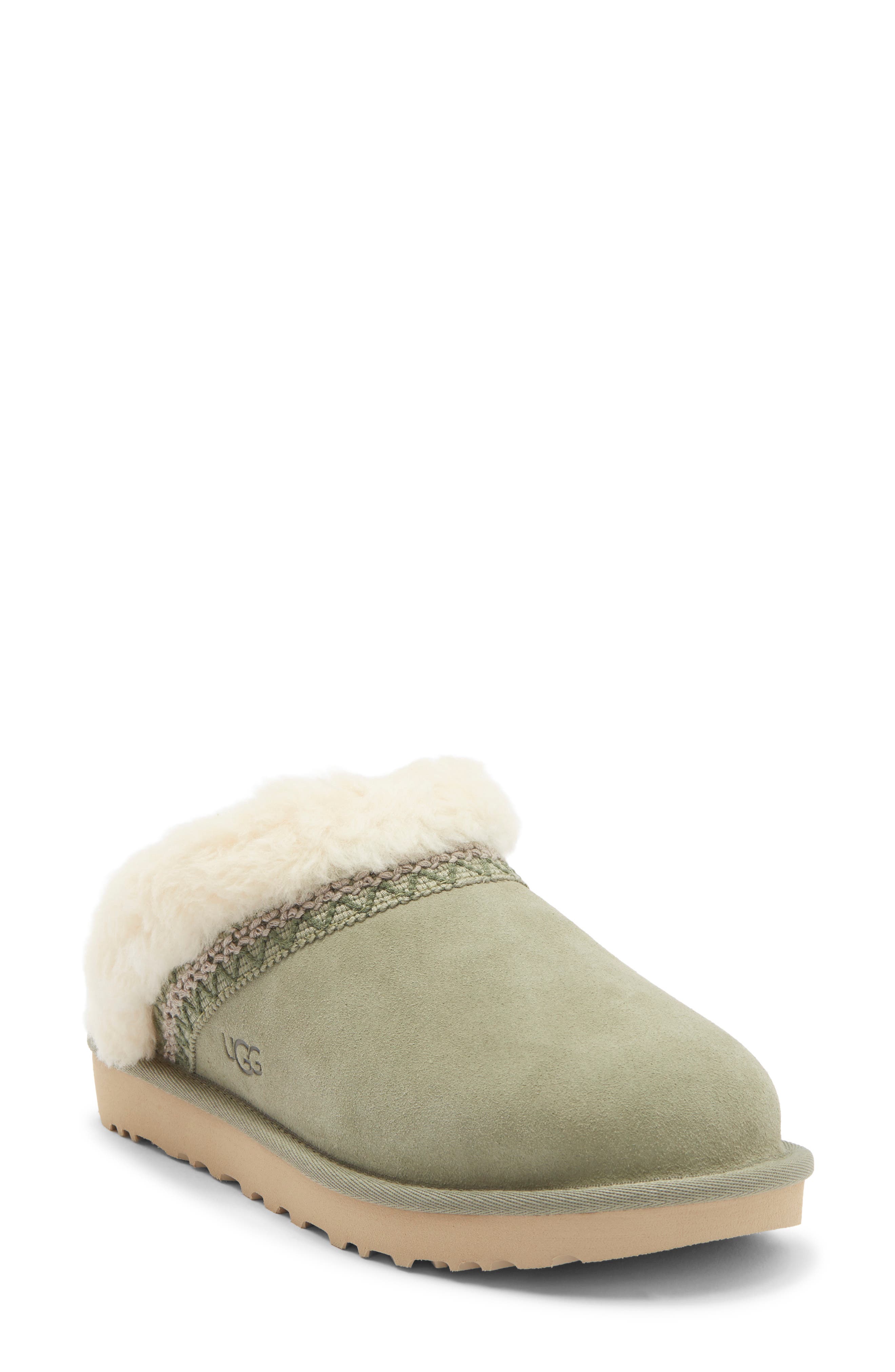 Taslyn Slipette UGGplush Scuff Slipper, Main, color, SHADED CLOVER