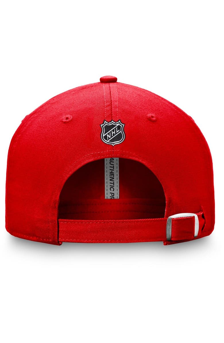 FANATICS Men's Fanatics Branded Red Washington Capitals Authentic Pro Rink Adjustable Hat, Alternate, color, Red