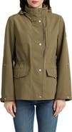 Lauren Ralph Lauren Cinch Waist Water Resistant Hooded Windbreaker Jacket
