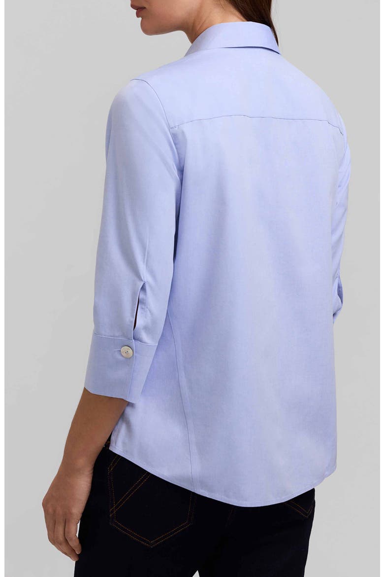 Paityn Non-Iron Cotton Shirt, Alternate, color, BLUE WAVE