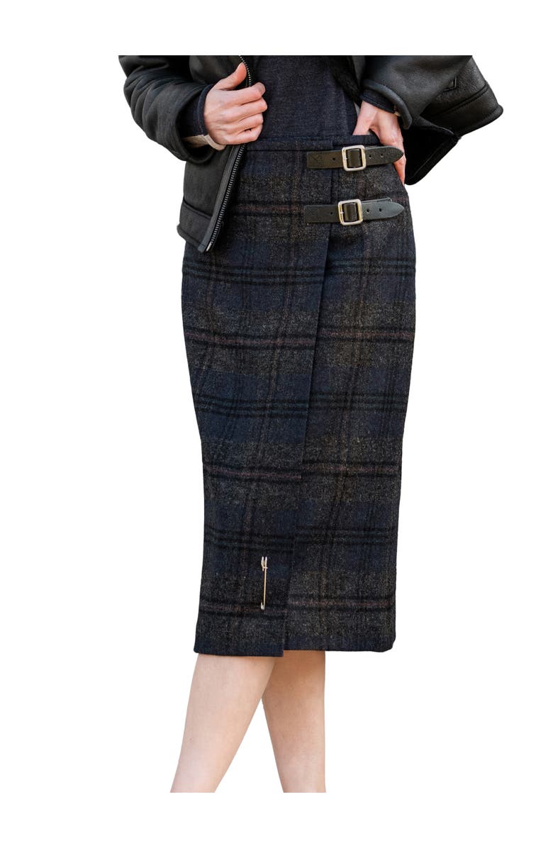 Celtic & Co. Midi Celt Kilt Plaid Skirt, Main, color,