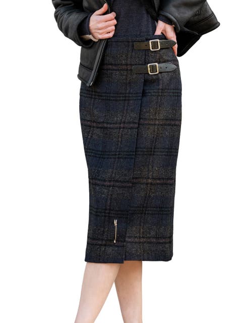 Midi Celt Kilt Plaid Skirt