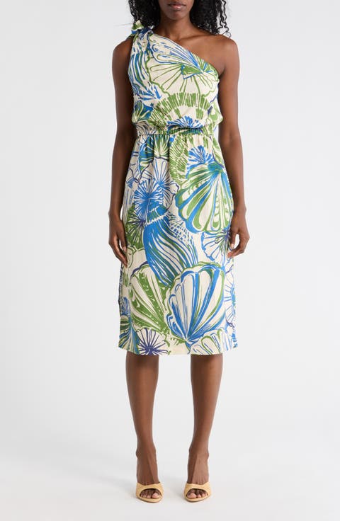Sunrise Cecelia One-Shoulder Midi Dress